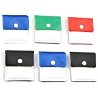 6 Piezas de Bolsillo- cenicero- Bolsa de Ceniza- incombustible- sin Olor a PVC- portátil- compacta y surtida
